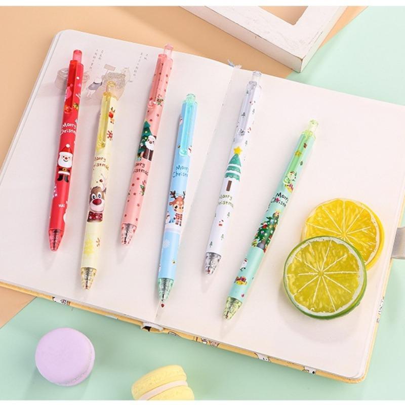 1Pc Christmas Cartoon Pen for School & Office | Smooth Writing & Quick-Drying Back To School Gifts During The Back To School Season Suitable for Sch