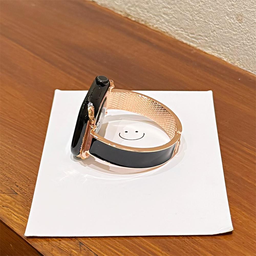 Modeschmuck Schnalle Metall Leder Armband Riemen für Xiaomi Mi Band 8 Pro/9 Pro Redmi Watch 4/5/6 Luxus Ersatzarmband
