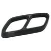 Mercedes-Benz C-Class Stainless Steel Exhaust Tip Frame (4-outlet, Black/Silver, 22 Models)