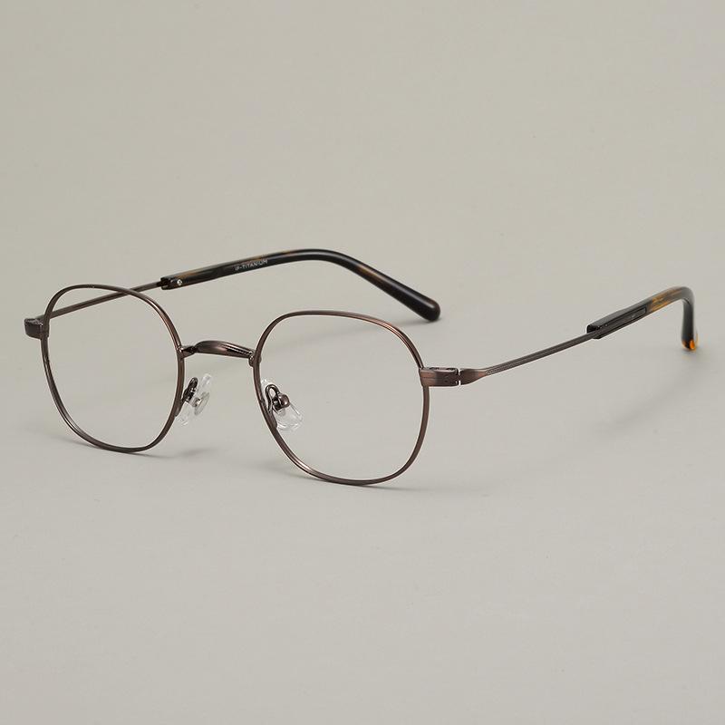 

Японская реплика чистого титана оправа ацетат наконечник мужские и женские очки роскошные сверхлегкие очки ретро маленькие квадратные очки Custom Contact Us кофейный