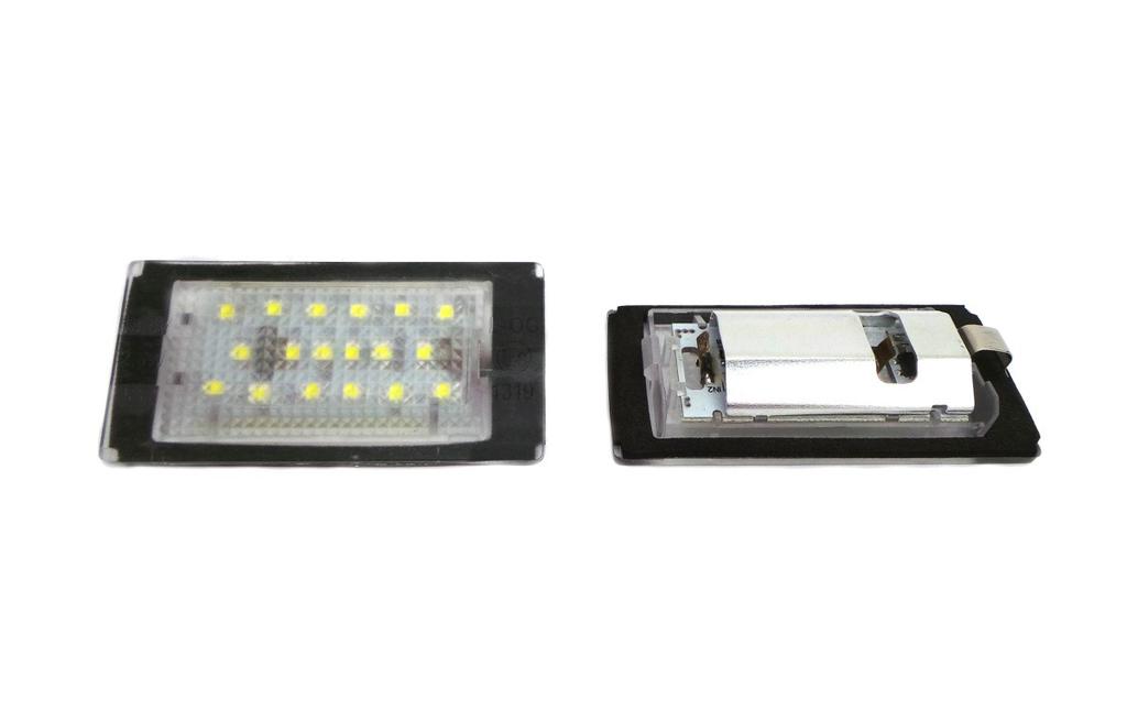 BMW LED License Plate Lights 2x650Lm, Set of 2 Pcs
