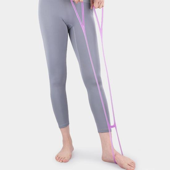 Odporový pás na jógu Vysoce elastický Odolný proti opotřebení Lehké Cvičení nohou Paže Napínací pás Fitness vybavení