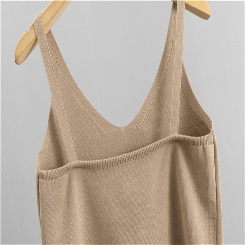 Autumn And Winter Women's Knitted Suit Cardigan Camisole Wide Leg Pants Suit