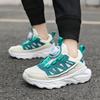 Ultra-Light Children's Running Shoes Soft Bottom Casual Sports Shoes for Boys And Girls Rotary Buttons Shoes double mesh shoes