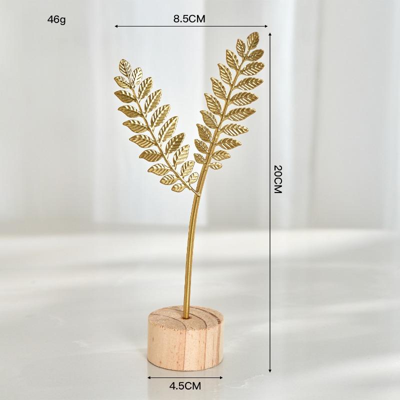Rękodzieło metalowe, Kreatywne meble domowe, Wejście do salonu, Dekoracje do szafki na wino, Żelazne ozdoby w kształcie liścia ginkgo