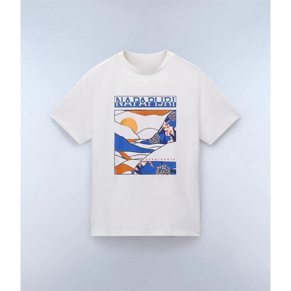 Napapijri Logo Brand Peripheral Pattern Printing Summer Luxury Brand Pure Cotton Men's And Women's T-shirts Short Sleeves