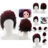 Tanjirou Koamon Cosplay Anime Short Wig High Quality Fashionable Design 20cm