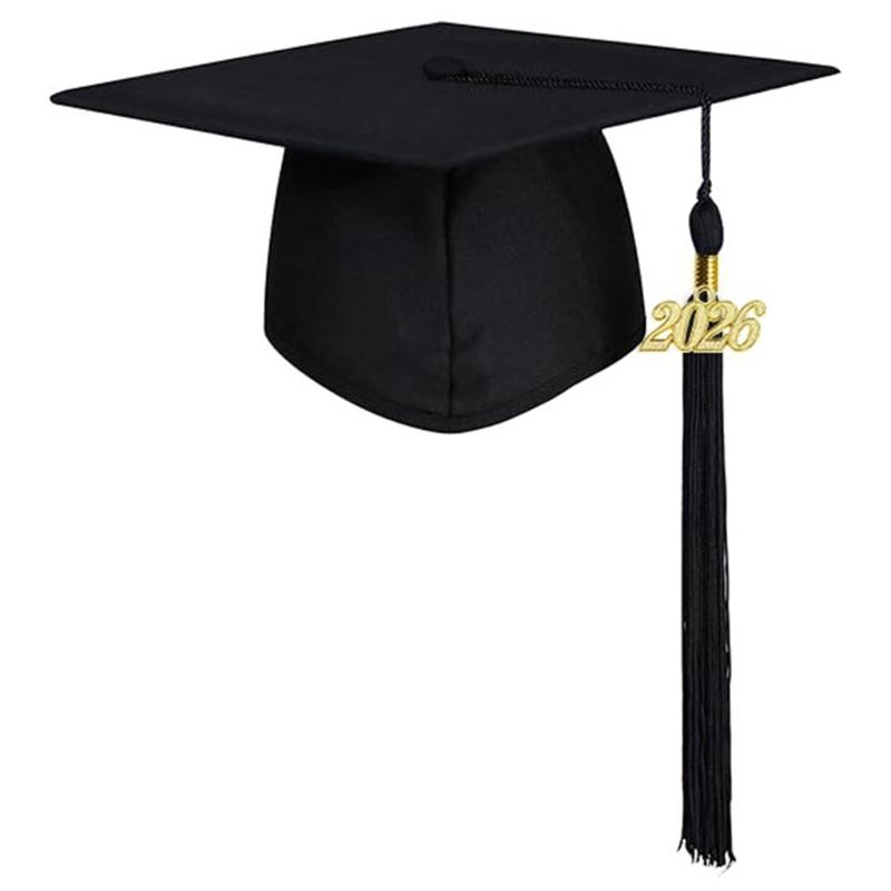 

Kid Adult Graduation Cap for 2026 Graduates Easy to Carry in Formal Ceremonies Parties чорний
