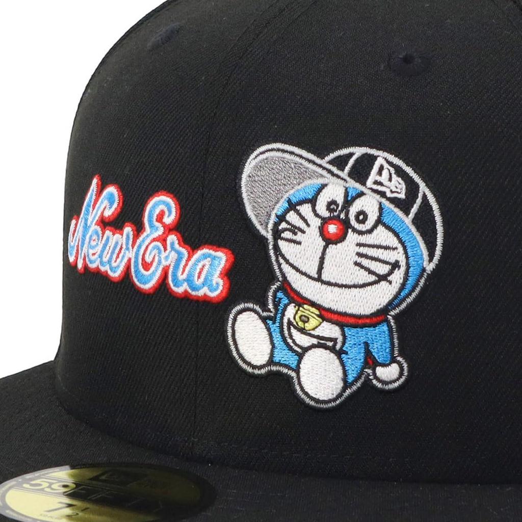 New Era 59FIFTY Cap Doraemon Black 7 5950 DORAEMON CAP NE BLK MLT 5/8