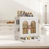 Spice Rack Organizer Food Pantry Cabinet for Bathroom Countertop Living Room