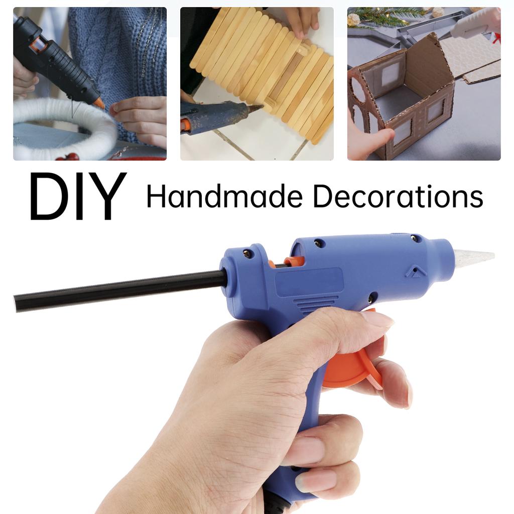 10 szt./30 szt. Sztyfty kleju na gorąco 7 x 150 mm/ 270 mm/ 300 mm do majsterkowania / dekoracji / naprawy, czarne / białe przezroczyste uniwersalne sztyfty kleju termotopliwego