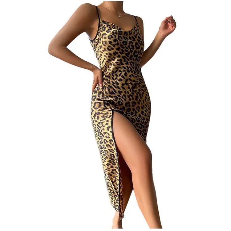 Women's Summer Fashion Sexy Exposed Backpack Hip Temperament Dresses