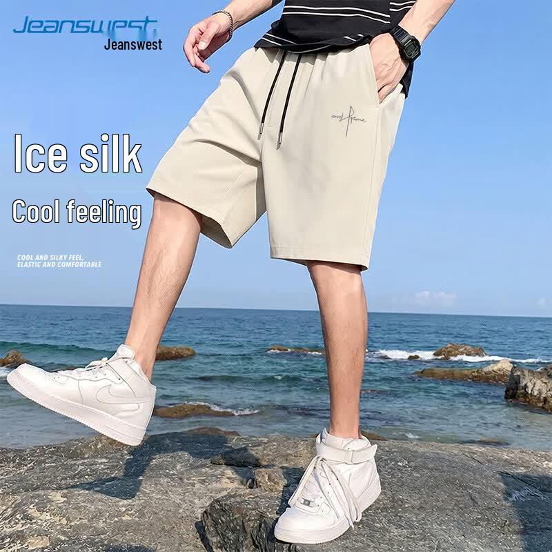 Jeanswest Men's Ice Silk Quick-Dry Sports Shorts