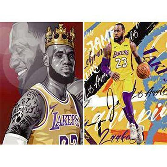 European & American 3D Stereo Sports Poster: Gradient Naked Eye Lenticular Art