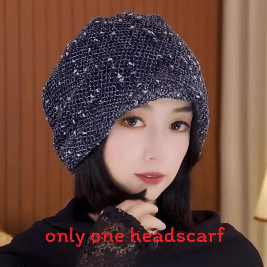 

Breathable Cotton Beanie Cap For Adults Unisex With Vintage Style For Autumn Wear Темно-синій