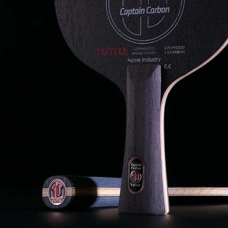 TUTTLE CAPTAIN CARBON CC Table Tennis Blade Racket Fast Attack Loop Offensive Ping Pong Bat Paddle