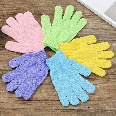 2 Stück Peeling-Handschuhe Weich Schnell schäumend Peeling Tiefenreinigung Baden Peeling-Massage-Handschuhe Badezimmerzubehör