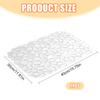2PCS Silicone Sink Ergonomic Kitchen Drain Mat Airflows Designs Space Saving Rollable Sink Pad for Dish Drying