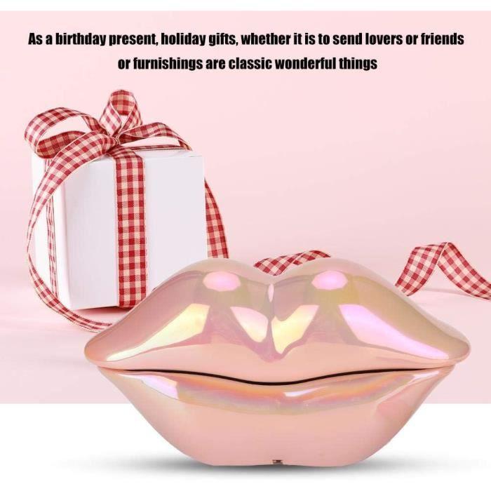 Téléphone Filaire - SOCOBETA - Bouche Rose Coloré - Voix Claire - Multi-usage - Vintage