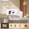 Magcubic Proiector Android 14 4K cu Focalizare Automată 400ANSI 8K Nativa 720P HY300Max Cu Wifi6 BT5.4 Allwinner H726 Portabil Exterior