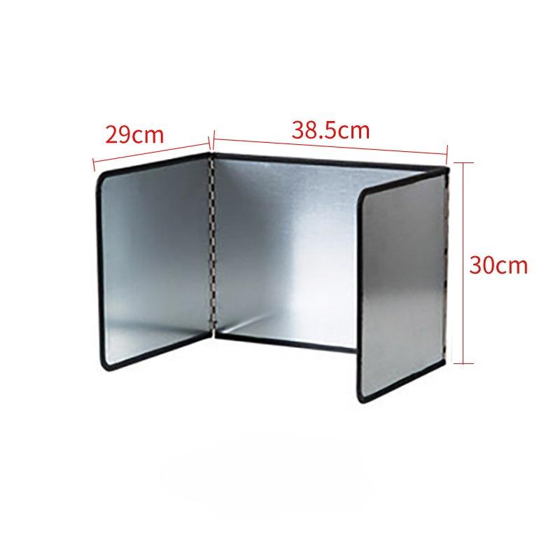 Oil Baffle Foldable Kitchen Gas Stove Baffle Oil Splash Protection Plate Splash Protection Screen Heat-resistant Kitchen