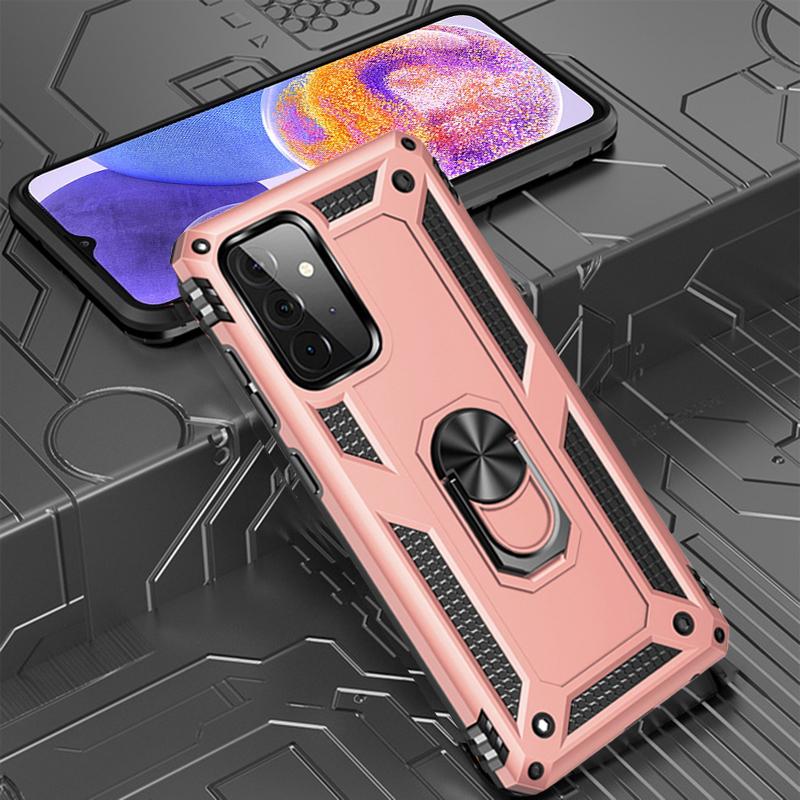 Armor Shockproof Ring Stand Case For Samsung Galaxy A23 A53 A33 A73 A22 A32 A52 A13 A12 A51 A71 M23 M13 M32 M53 S20 S21 Plus S22 Ultra Hard Back Cover