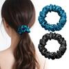 IRIYULI Silk Hair 20 Natural Gentle On Hair Stylish Hair Accessories for Adults and Birthday Gift Peacock Set of Ties, 2cm, Colors, 100% Silk,