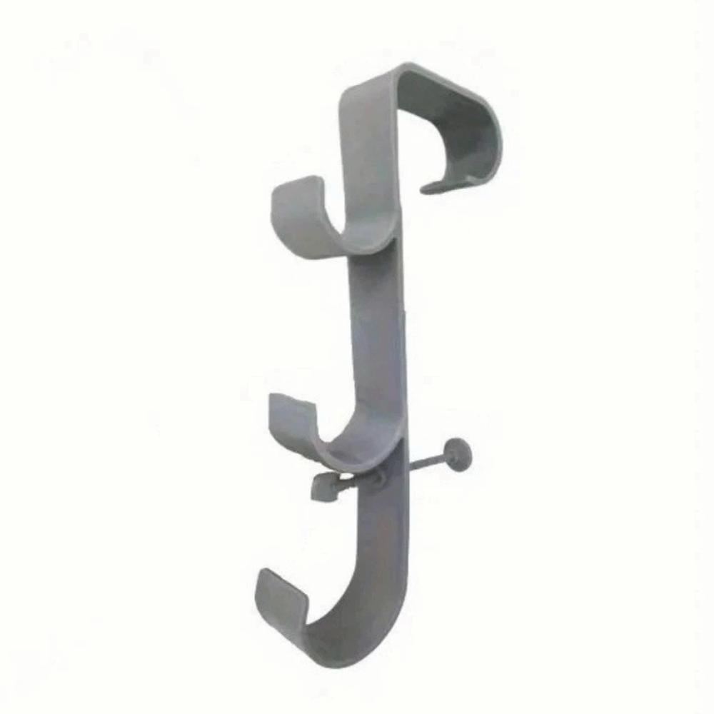 Adjustable Pool Pole Bracket Clothing Hanging Multi-functional Telescopic Pole Hanger Plastic Pool Hook Holder Pool Tool Storage