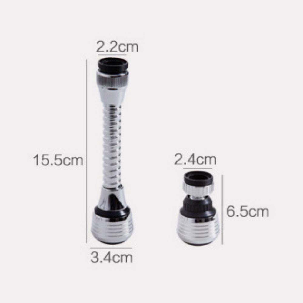 Verlängerter Wasserhahnverlängerer Auslauf Spritzschutz Wassersparer Küche Haushalt Verlängerung Dusche Sprühfilter