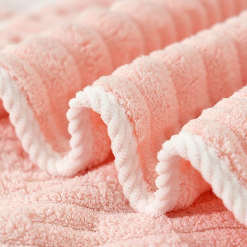 5 Stück schnelltrocknendes, weiches, saugfähiges, fusselfreies, verdicktes Handtuch aus Bambus-Fleece für den Einsatz im Schlafsaal, Gesichtshandtuch zum Waschen des Gesichts