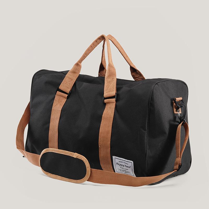 Duffelová taška, cestovní taška, zavazadlová taška, velká kapacita, na služební cesty, lehká, lze umístit na madlo, taška z oxfordské tkaniny, styl přes tělo