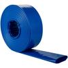 VEVOR Discharge Hose, 76 Mm X 32 M, PVC Lay Flat Hose, Heavy Duty Backwash Drain Hose with Clamps, Weather-proof & Burst-proof