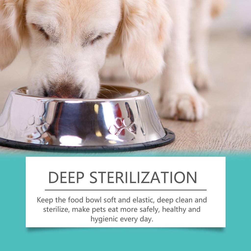YEGBONG Pet Bowl Cleaning Mousse for Cat and Dog Tableware - Removes Mucus and Saliva