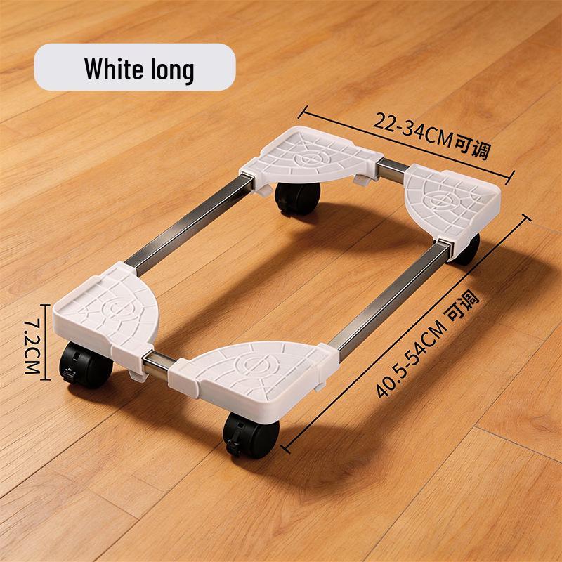 Height-Adjustable Computer Case Base with Casters
