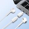 1/2Pcs Usb C To 8 Pin Adapter Type C To 8 Pin Audio Converter Headphone Earphones Converter For Phone Pad Type C Phone