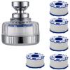 360 Degree Kitchen Faucet Nozzle Aerator Sprayer Filtration Diffuser Water Saving Tap Head Extend Connector Premium