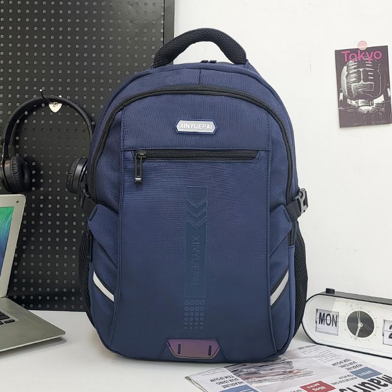 Backpack Men's Luxury Sense Casual Business Travel Backpack Large Capacity Travel Bag High School Student School Bag Computer Bag