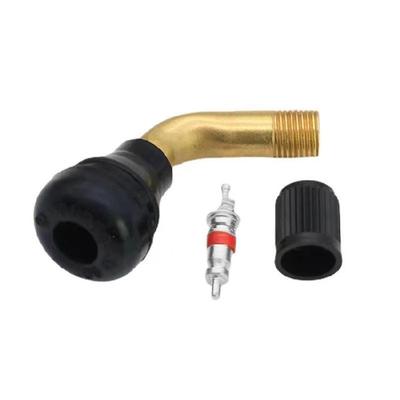 1 Pair Tyre Valves Stem with Caps for Motorcycle Tubeless Tires PVR40 50 60 70 Tire Valves Stem Replacement Accessories