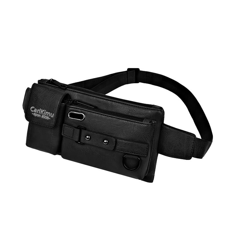 

Multi-Pocket Crossbody Bag, Versatile Waist Pack for Secure Storage of Small Items, Lightweight and Durable for Daily and Hiking чёрный