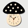 Mushroom Clock DIY Wall Clock Creative Cartoon Wall Acrylic Clock Home School Child Gift