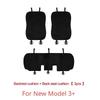 Seat Cover Cushion for Tesla New Model 3+ Highland 2024 Flannel Anti-dirty Seat Pad Mats Flocking Mat Car Seat Cover Accessories