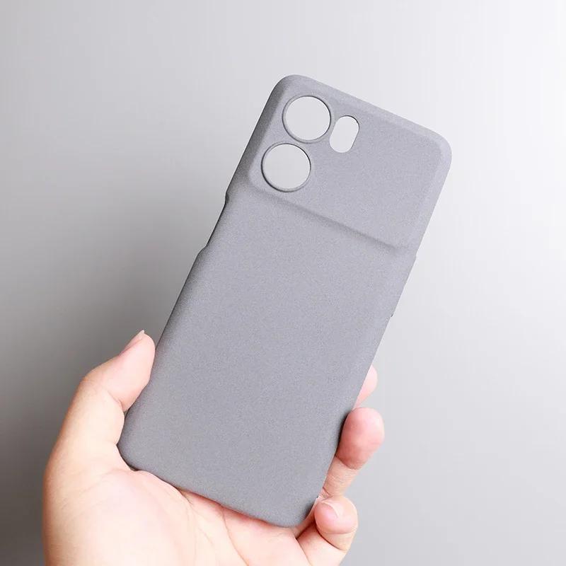 

For Tecno Camon 40 4G Slim Matte Sandstone Soft Phone Case for For Tecno Camon 40 Pro 5G Camon40 Silicone Anti-slip Back Cover for Camon 40 Pro сірий колір