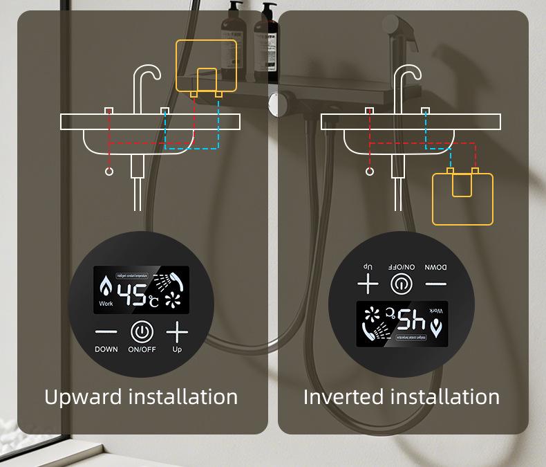 Smart 5500W 220V Instant Electric Water Heater for Under-Counter Kitchen Use