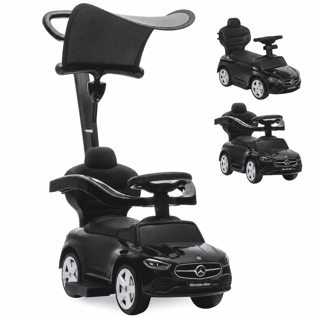 Licensed Mercedes-Benz Ride-On Toy for Children, 12-36 Months, Black