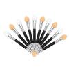 10 Pcs Double Headed Eyeshadow Applicators Eyeshadow Brush Sponge Brushes Small Makeup Brush for Daily and Travel Use