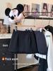 Korean Style Plus Size Woolen Fluffy High-Waisted A-Line Skirt for Autumn/Winter
