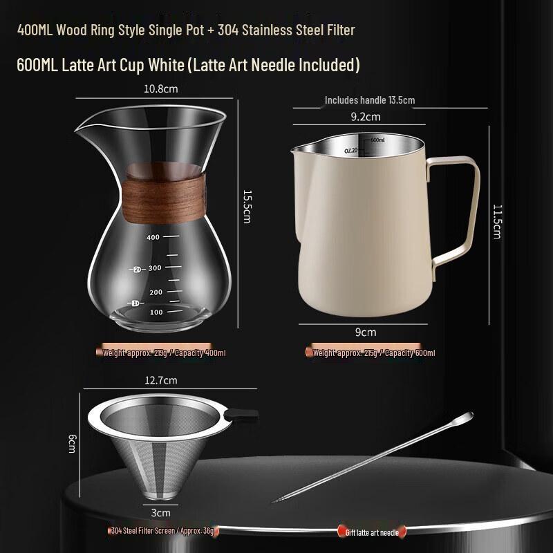 Qiwei Glass Hand-Pour Coffee Sharing Pot