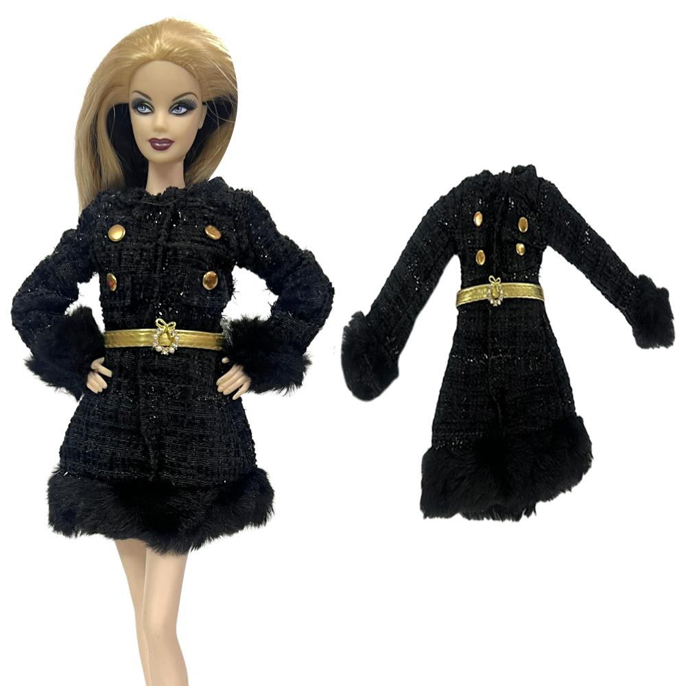 1 Set 11,5 Zoll Puppe Lederkleidung 1/6 Puppenkleid 29-32 CM Puppenmantel Für FR ST Puppenzubehör Kleidung Damen Partykleidung JJ
