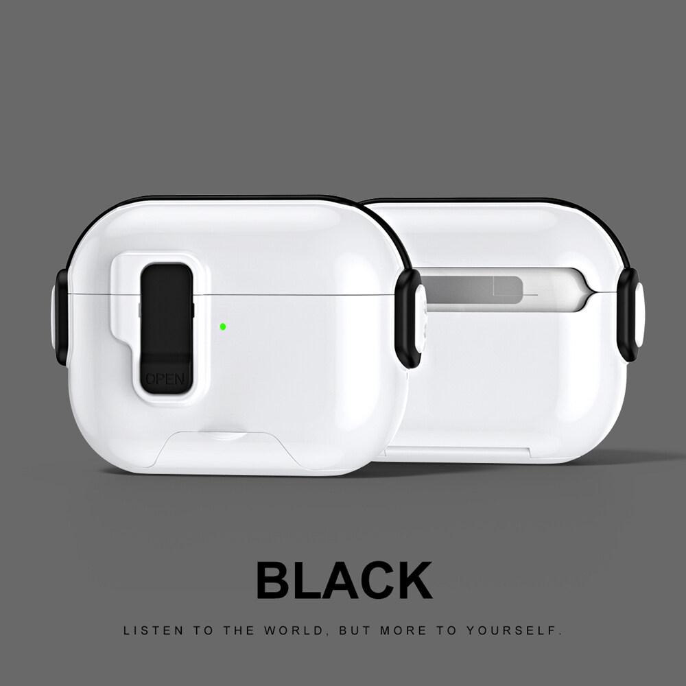 KEYSION Magnetic Automatic Switch Earphone Case for Airpods Pro 3 2 Hidden Phone Stand Shockproof Headphone Cover for AirPods 4