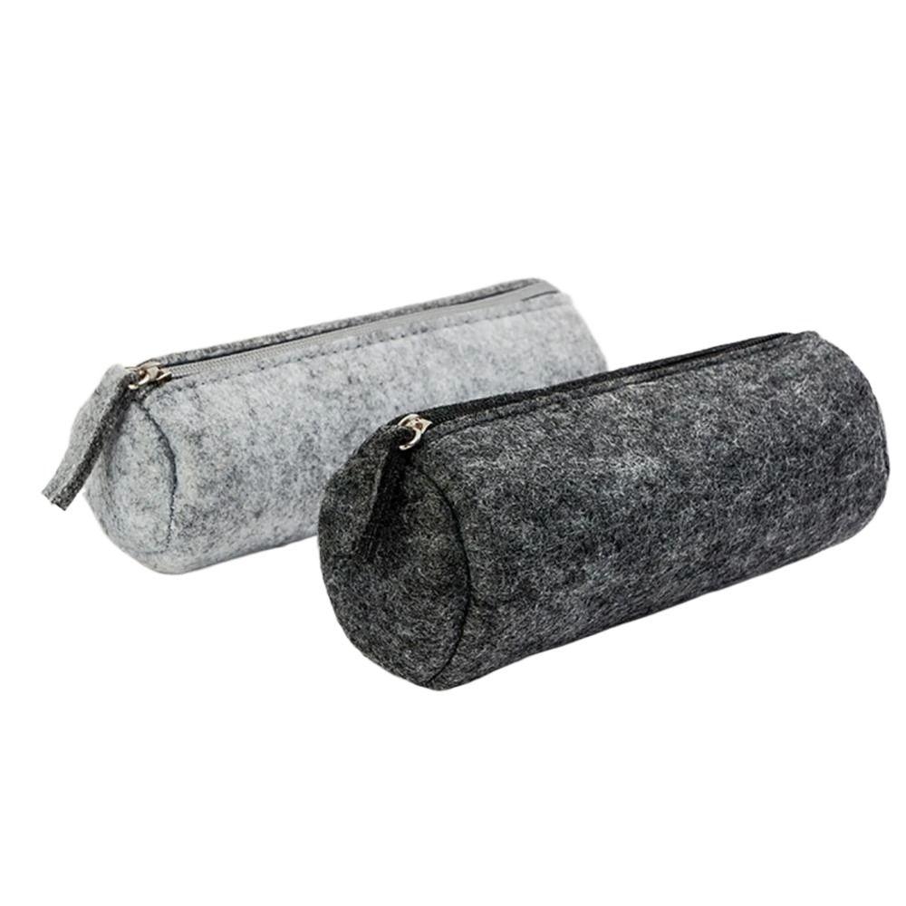 Case Large Capacity Felt Cloth for Girls Pencil Bag Felt Pencil Case Stationery Organizer Pen Pouch